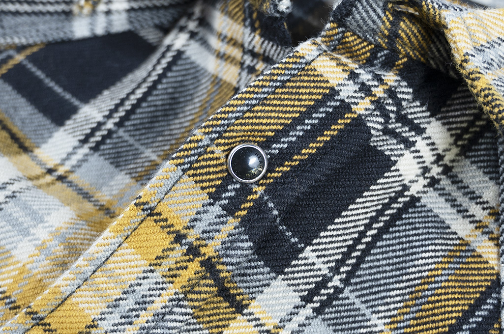 Iron Heart Ultra-Heavy Flannel - Crazy Check Yellow - Image 8